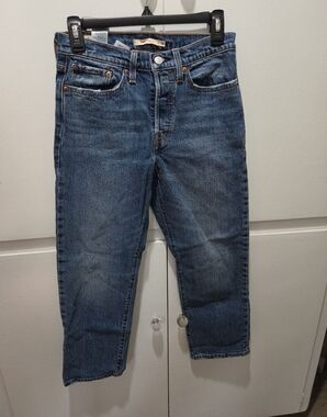 Levi's Men's Dark Blue Slim Straight Jeans